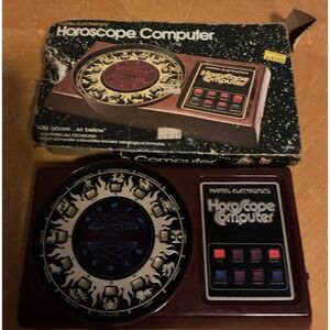 Vintage‎ 1979 Mattel Electronics Horoscope Computer Zodiac Sign Fortune Telling